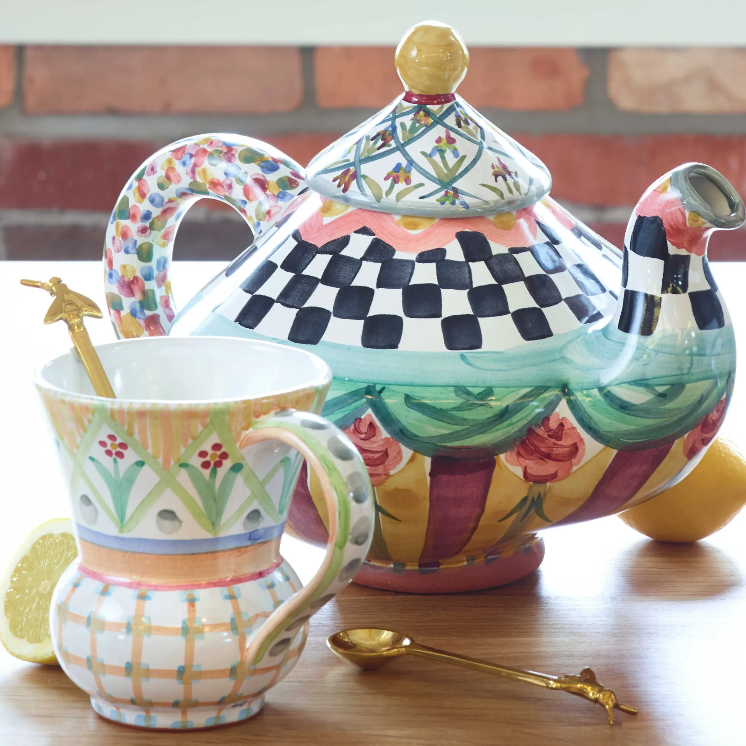 Taylor Teapot - Odd Fellows|MacKenzie-Childs Online