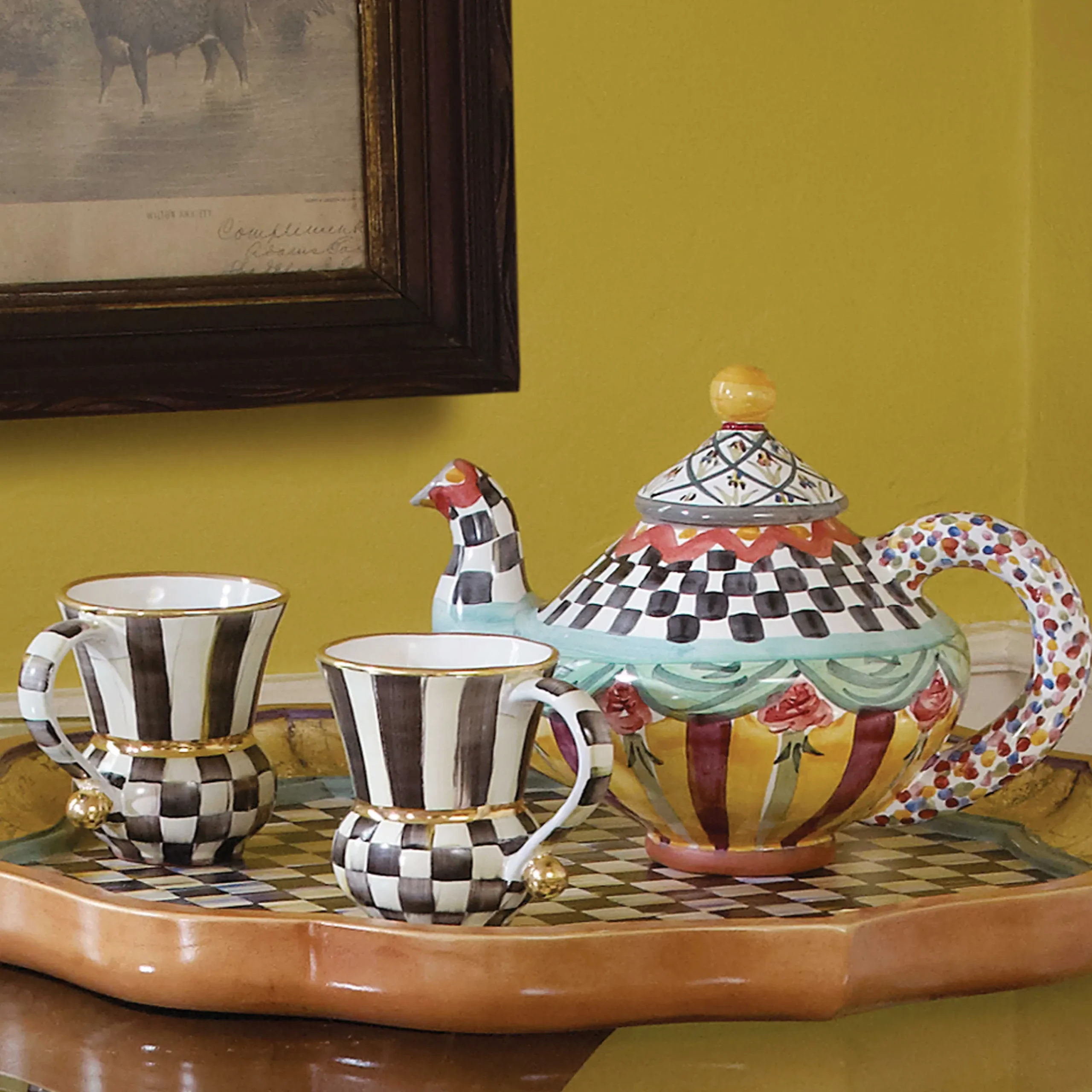 Taylor Teapot - Odd Fellows|MacKenzie-Childs Online