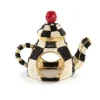 Tea Kettle Napkin Ring - Courtly Check|MacKenzie-Childs Hot