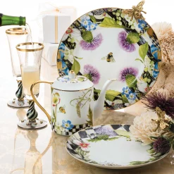 Thistle & Bee Charger|MacKenzie-Childs Discount