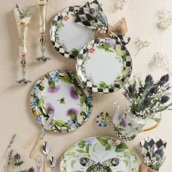 Thistle & Bee Charger|MacKenzie-Childs Discount