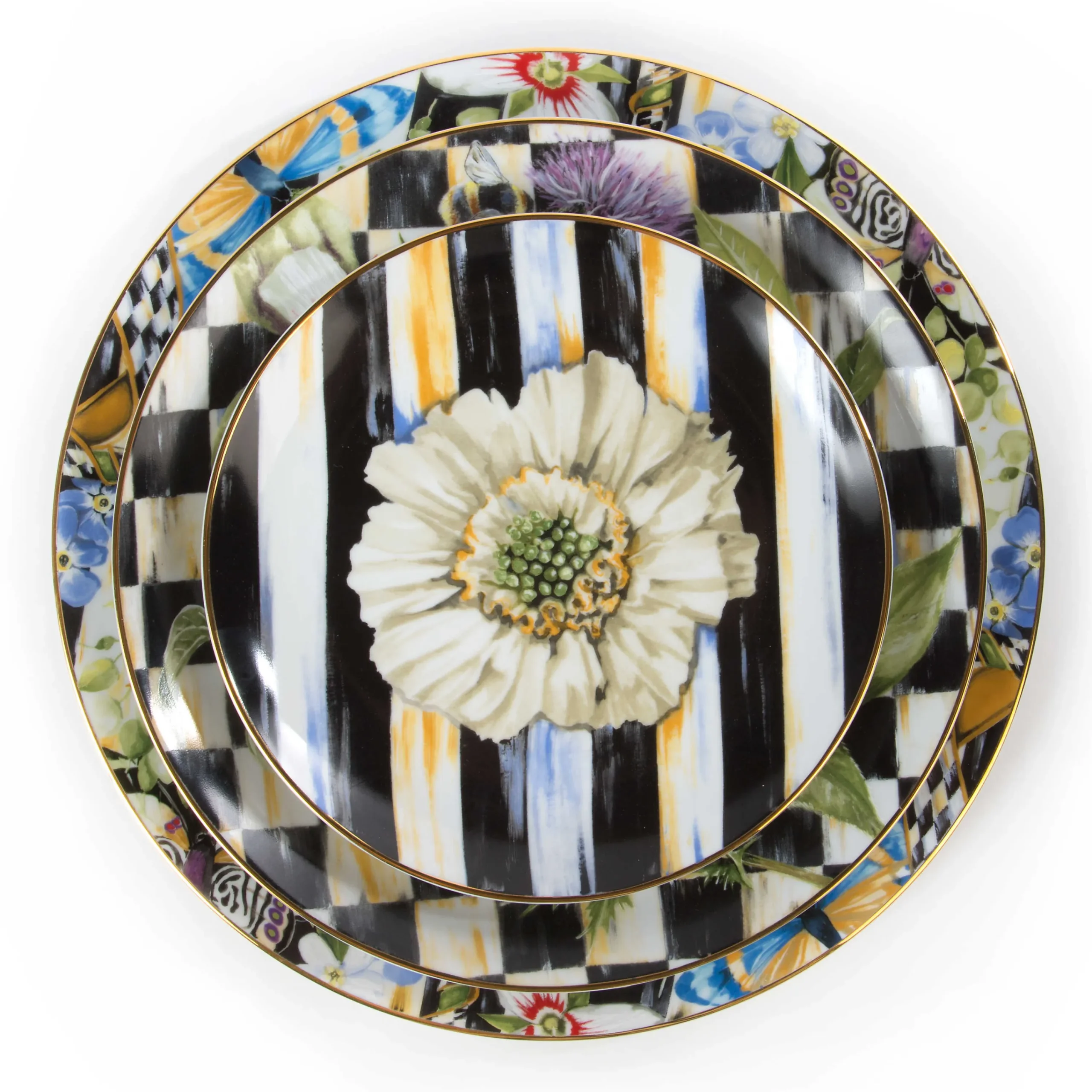 Thistle & Bee Charger|MacKenzie-Childs Discount