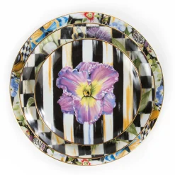 Thistle & Bee Salad Plate - Iris|MacKenzie-Childs Discount