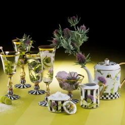 Thistle & Bee Teapot|MacKenzie-Childs Outlet