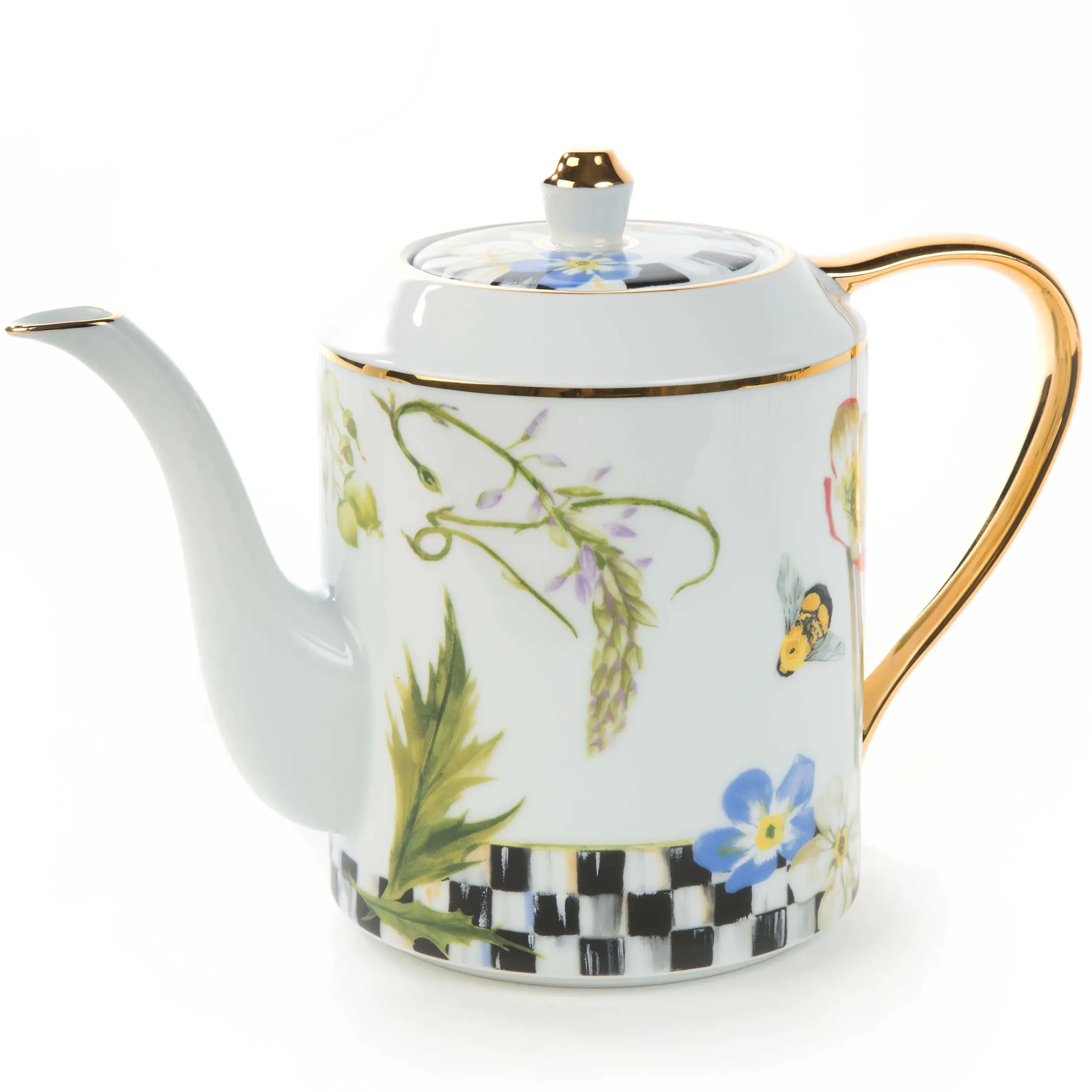 Thistle & Bee Teapot|MacKenzie-Childs Outlet