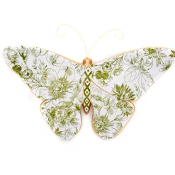 Toile Butterfly Wall Decor - Green|MacKenzie-Childs
