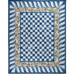 Truly Royal Check Rug - 8' X 10'|MacKenzie-Childs Discount