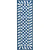 Truly Royal Check Rug - 2'6" X 8' Runner|MacKenzie-Childs