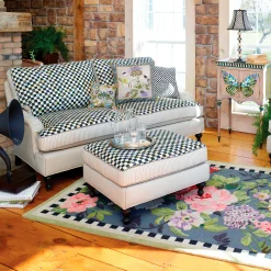 Tudor Rose Rug - 6' Octagon|MacKenzie-Childs Sale