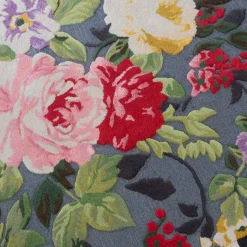Tudor Rose Rug - 8' X 10'|MacKenzie-Childs Online
