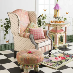 Tudor Rose Rug - 2'3" X 3'9"|MacKenzie-Childs Discount