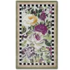 Tudor Rose Rug - 2'3" X 3'9" - Silver Fern|MacKenzie-Childs New