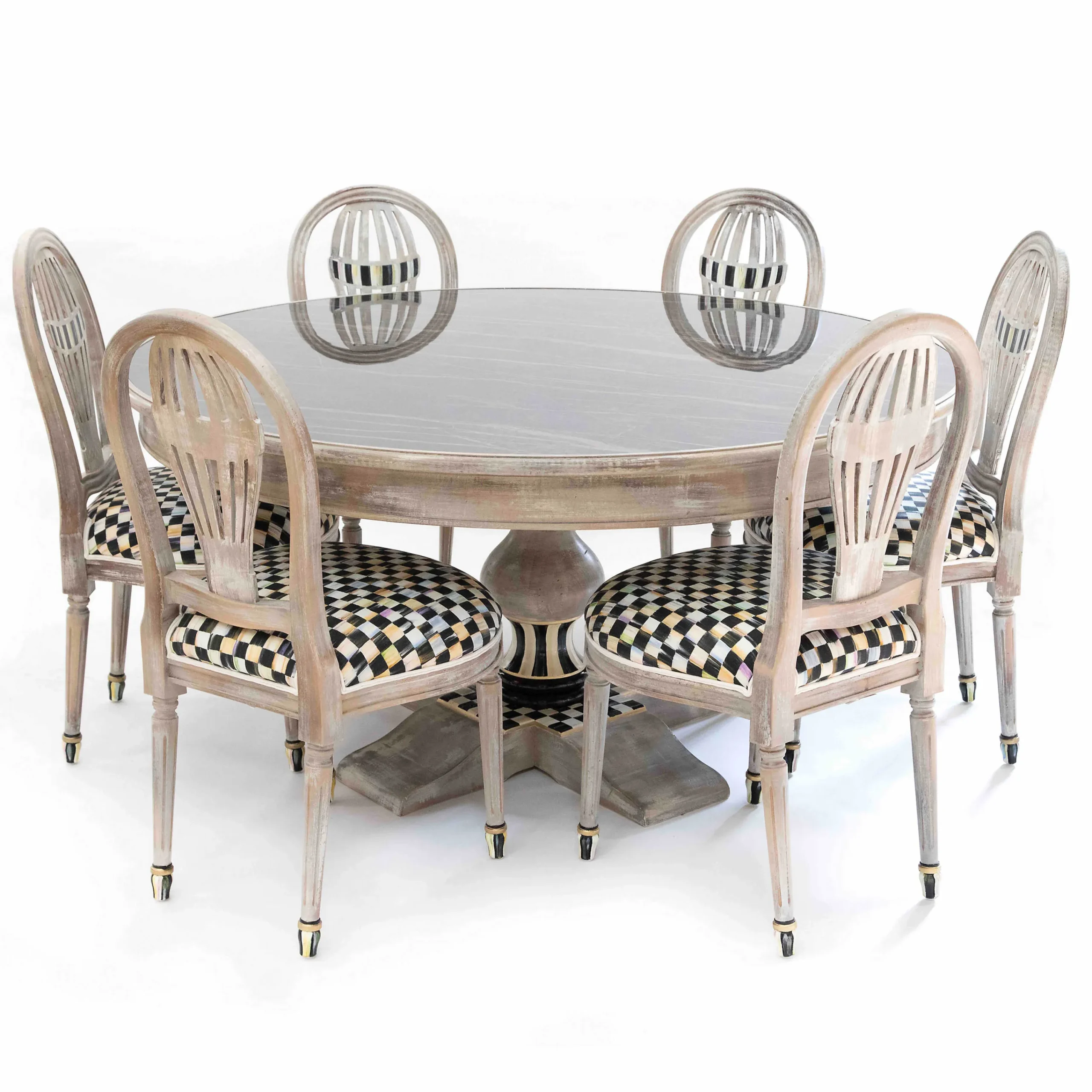 Tuscan Farm Pedestal Table|MacKenzie-Childs Discount