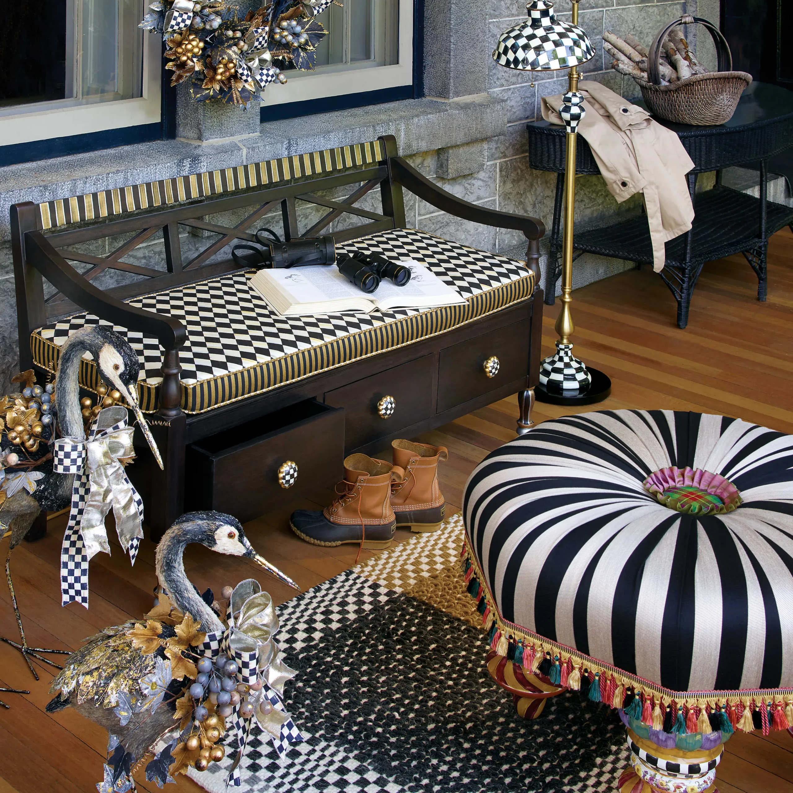 Vendage Bench|MacKenzie-Childs Hot