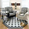 Westminster Hair On Hide Rug - 6' Octagon - White|MacKenzie-Childs Clearance