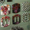 White Flower Market Enamel Switch Plate - Double Rocker|MacKenzie-Childs Best