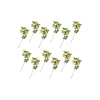 Wild Rose Spray Bouquet - Yellow - Set Of 12|MacKenzie-Childs Clearance