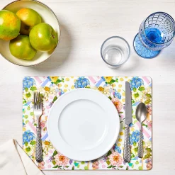 Wildflowers Cork Back Placemats - Set Of 4|MacKenzie-Childs Clearance