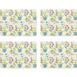 Wildflowers Cork Back Placemats - Set Of 4|MacKenzie-Childs Clearance