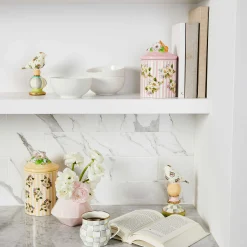 Wildflowers Large Canister - Yellow|MacKenzie-Childs Outlet