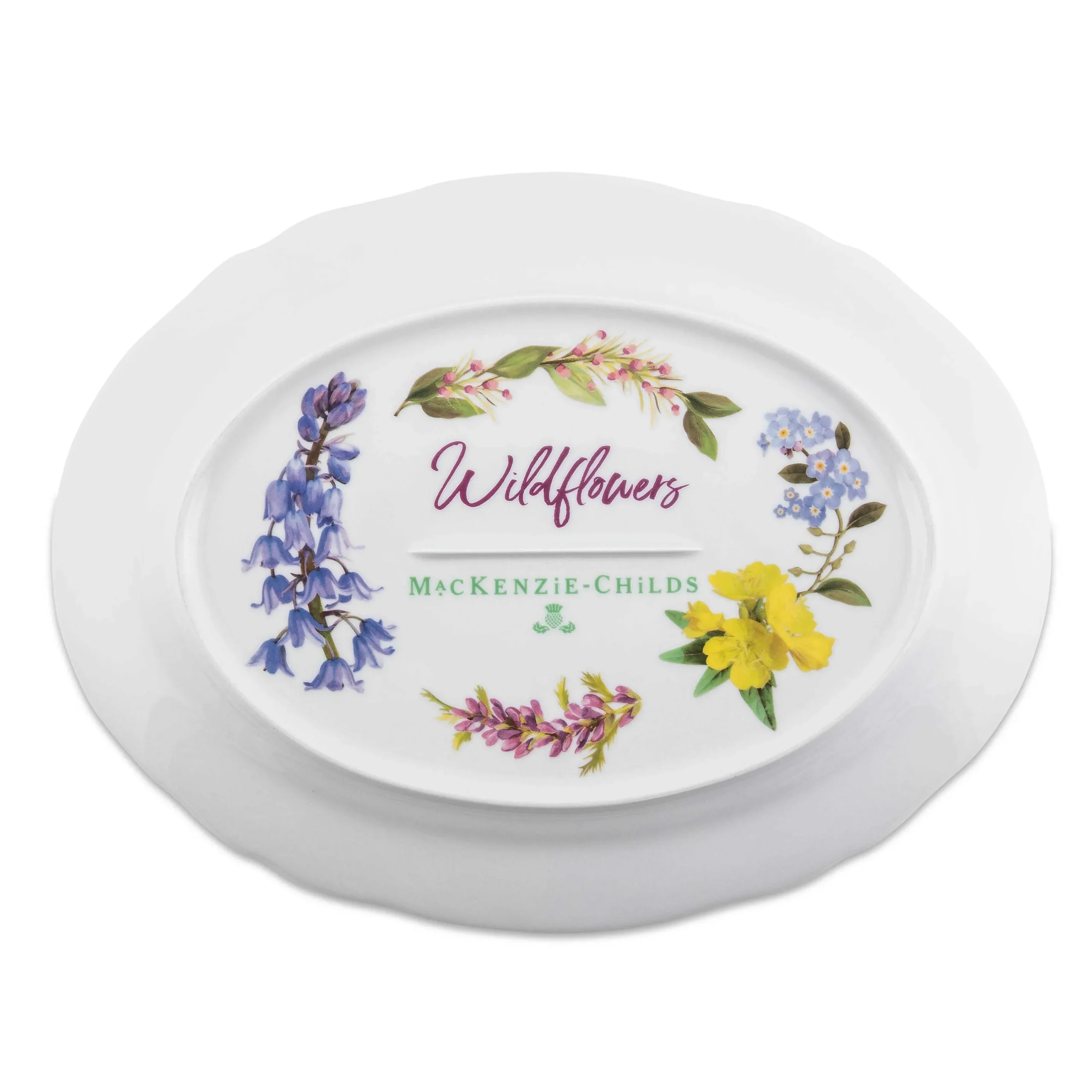 Wildflowers Serving Platter - Blue|MacKenzie-Childs Hot