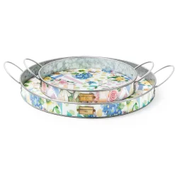 Wildflowers Serving Trays - Set Of 2|MacKenzie-Childs Hot