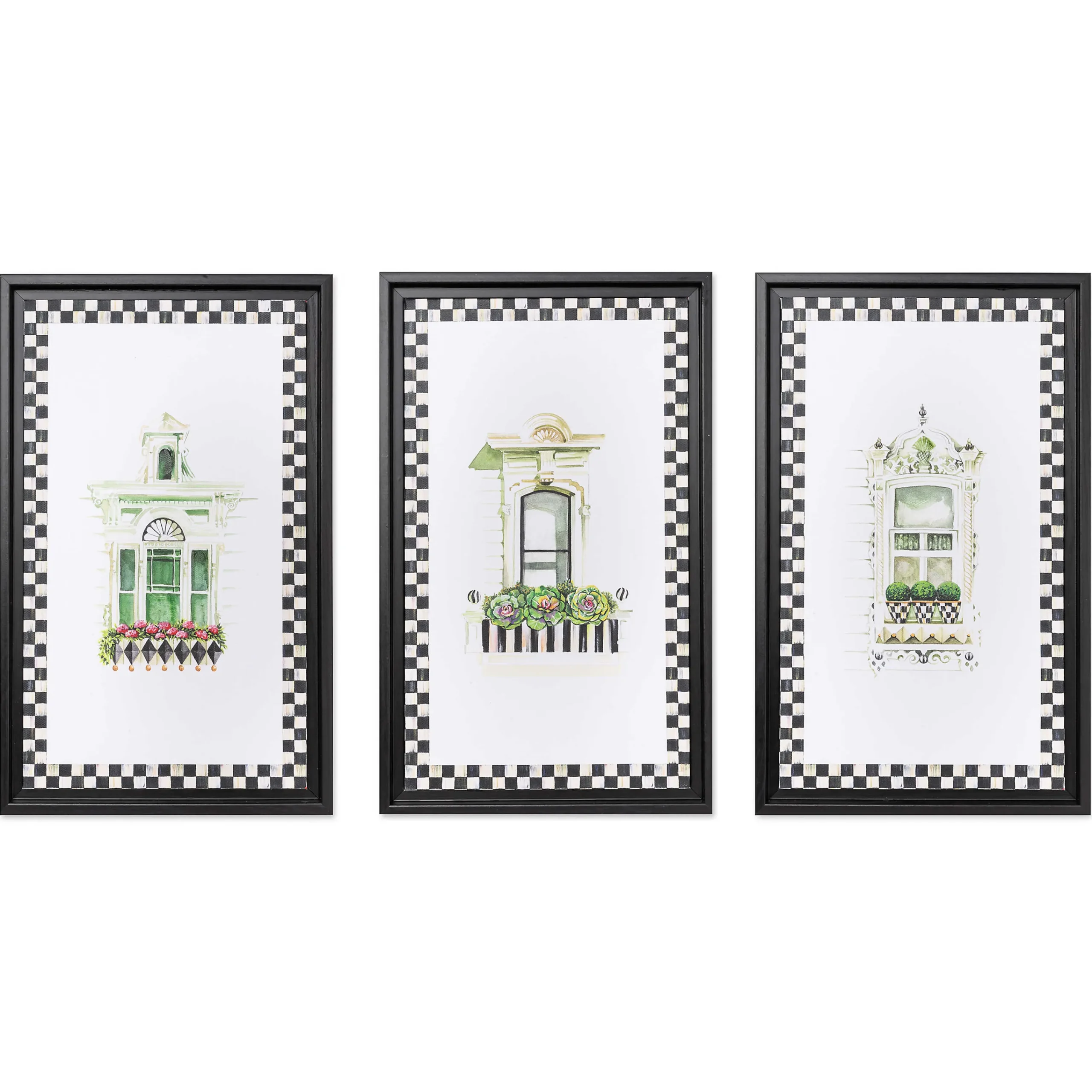 Window Wall Art - Set Of 3|MacKenzie-Childs Outlet