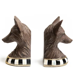 Woodland Fox Book Ends|MacKenzie-Childs Best