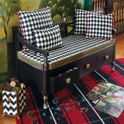 Zig Zag Waste Bin|MacKenzie-Childs Outlet